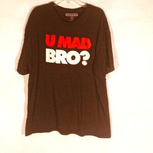 NY You Mad Bro? Short Sleeve Black Tee T Shirt